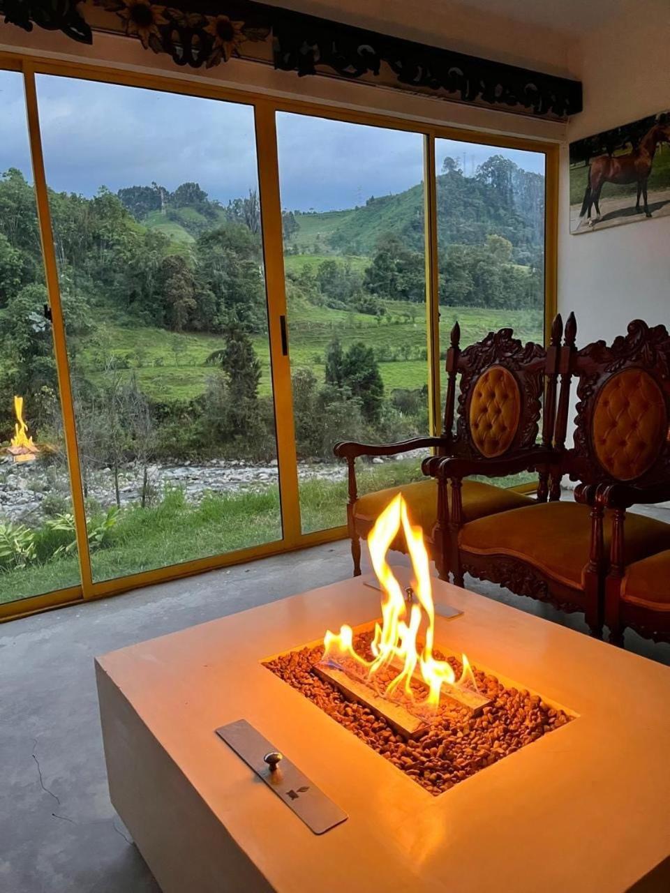 Alojamiento Con Vista Al Rio Y Paisajes Hermosos Villa Manizales Exterior foto